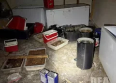 Golpe al narco en California: desmantelan laboratorio y detienen a 5 mexicanos con 900 kilos de droga