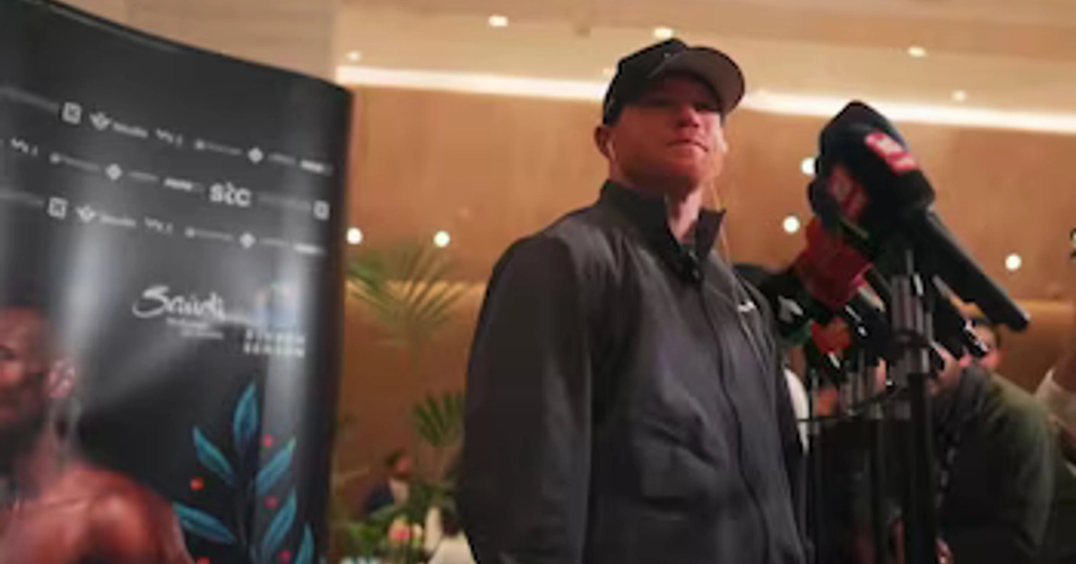 Canelo Álvarez llega a Riad para pelear contra Mbilli (X/ @Turki_alalshikh)