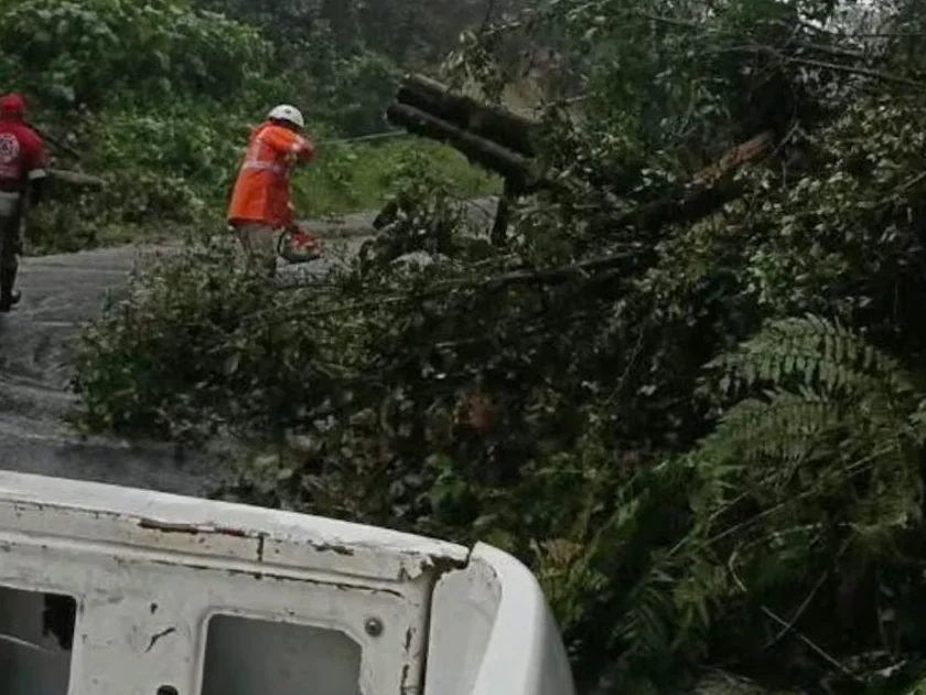 Advierten riesgo de deslaves por lluvias en Hidalgo. Foto: Especial.