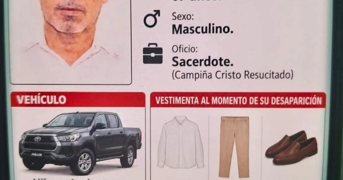Lo que se sabe de la última vez que se vio al Padre Clemente Morales.