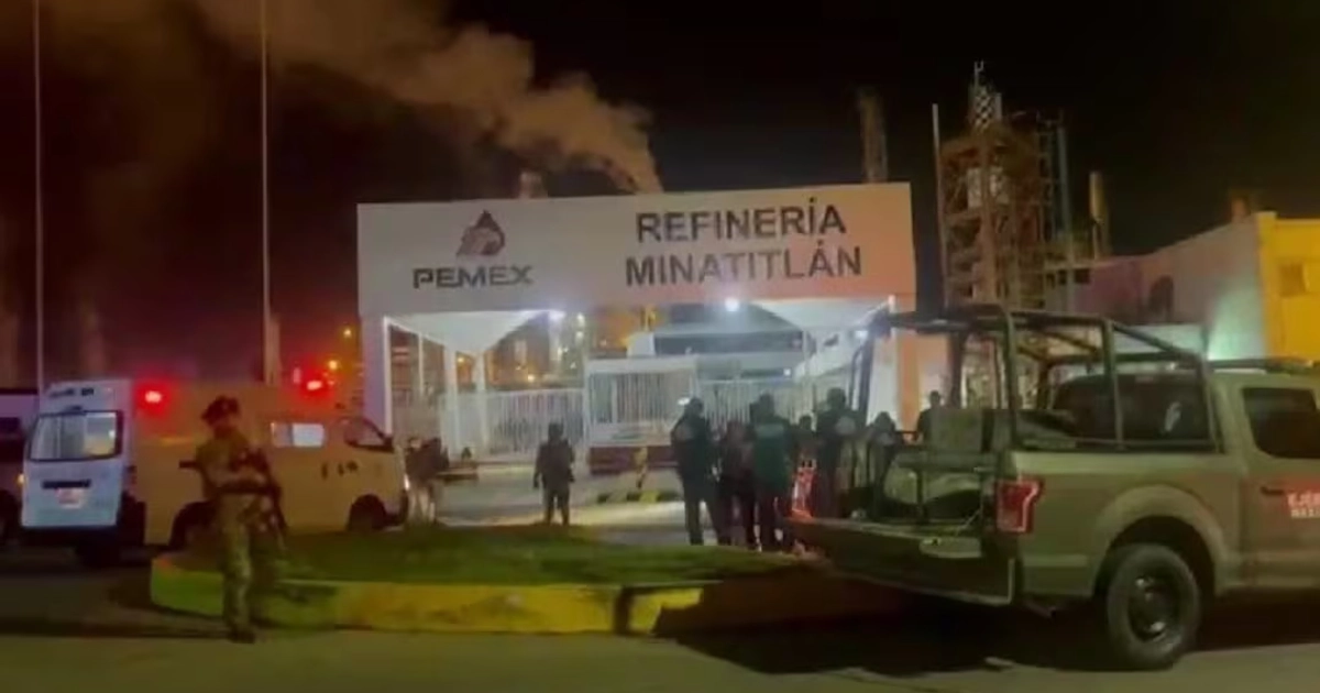 Ataque armado en refinería de Minatitlán, Veracruz. Foto: Redes sociales