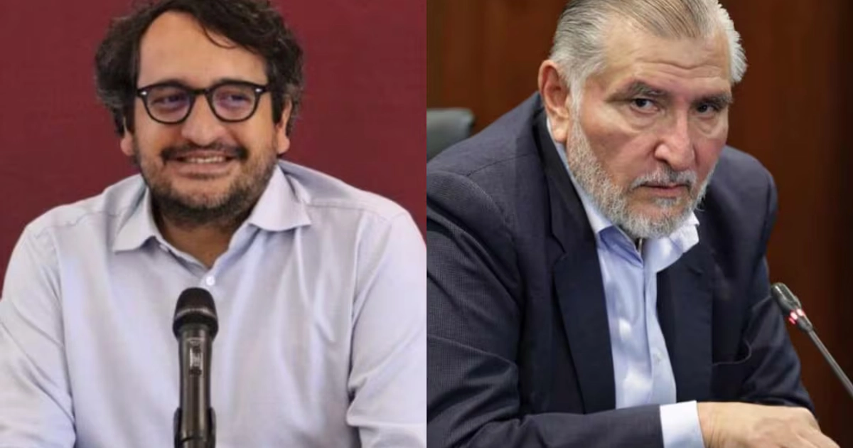 Andrés Manuel López Beltrán y el senador de Morena, Adán Augusto López Hernández (27/10/2026). Foto: Especial / Fernanda Rojas / EL UNIVERSAL