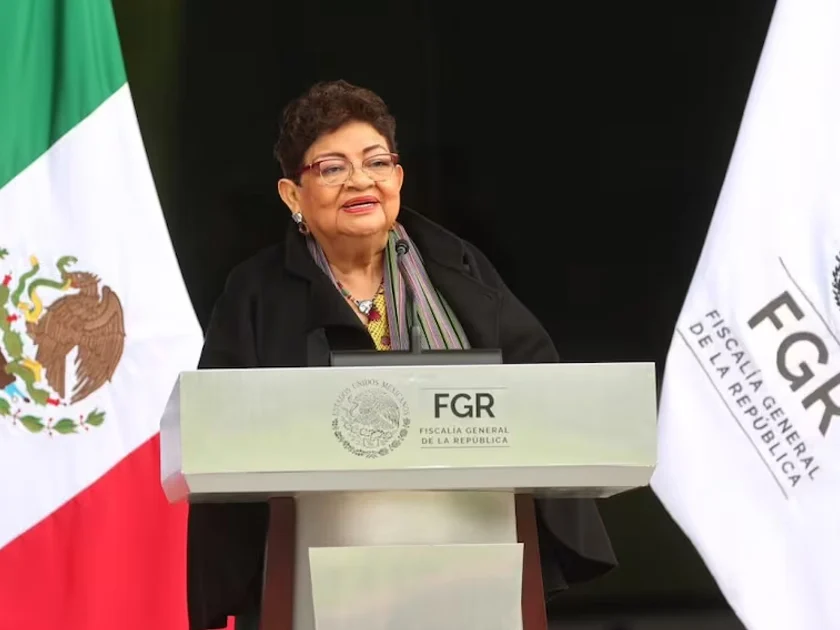 Ernestina Godoy, titular de la FGR en fotografía de archivo (15/09/2026). Foto: FGR