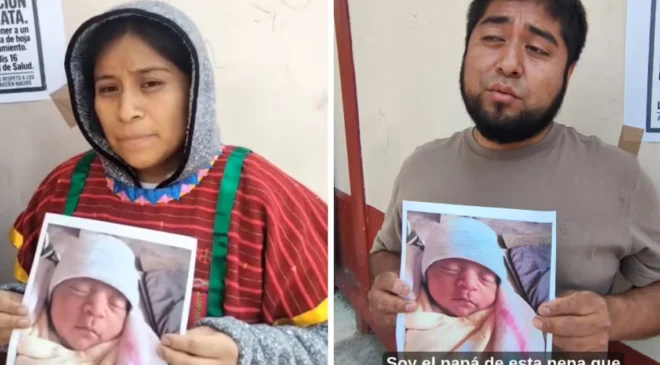 Indígenas Triquis acusan maltrato en hospital y caso se vuelve viral; piden la entrega inmediata de su recién nacida