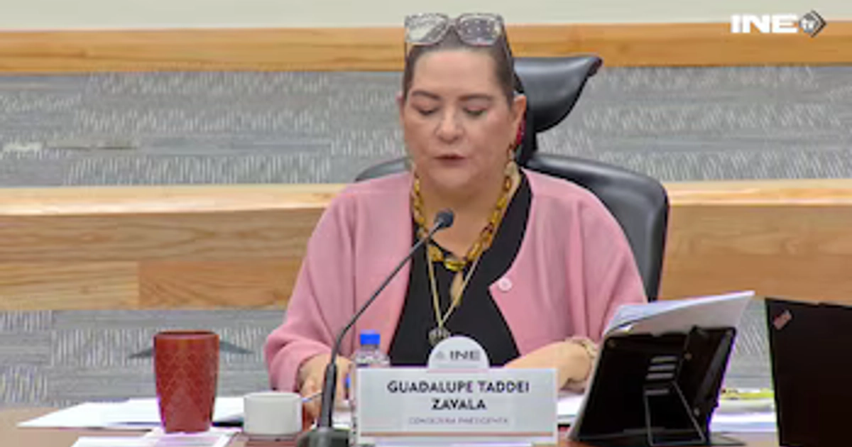 Guadalupe Taddei Zavala, consejera presidenta del Instituto Nacional Electoral, descartó su renuncia al órgano electoral. (YouTube)