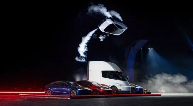 Una década después de presentar el Tesla Roadster, Tesla ha presentado el nuevo Roadster. Y ahora vuela