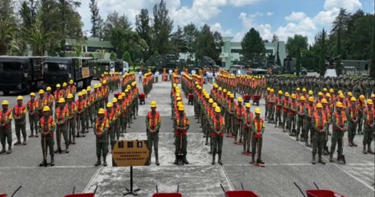 Dos mil 895 elementos de la Guardia Nacional (GN), del Ejército mexicano, y de la Fuerza Aérea mantienen activo el Plan DN-III-E en Colima, Jalisco y Nayarit por el Huracán Simón. Foto: Secretaría de la Defensa Nacional (Defensa).