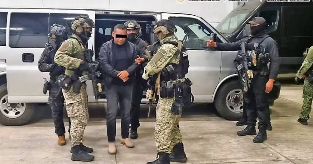 Iván Cazarín Molina, alias El Tanque, identificado como líder regional del Cártel Jalisco Nueva Generación, fue detenido en Jalisco. Foto: ARCHIVO EL UNIVERSAL