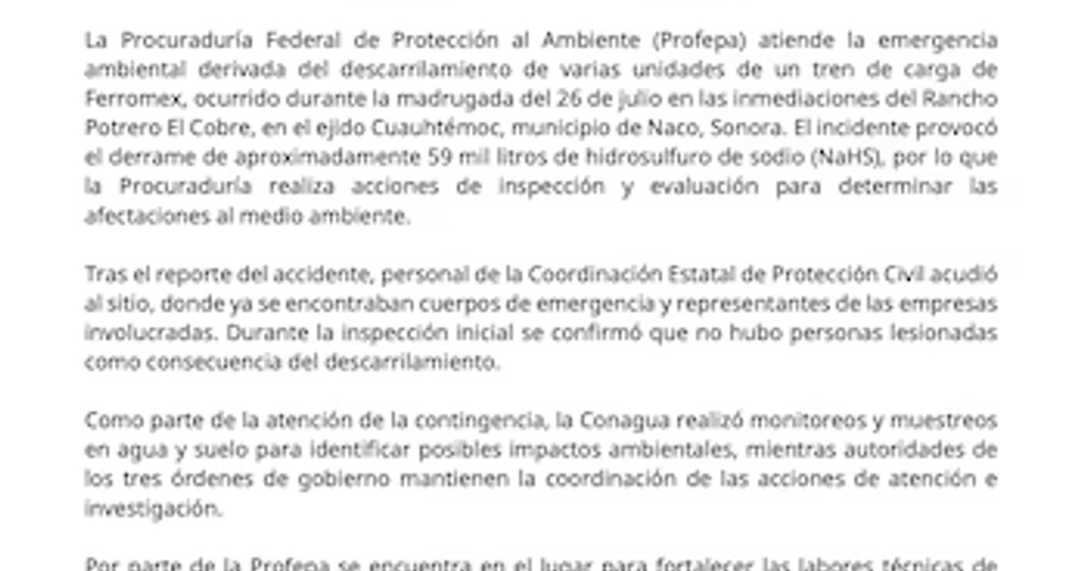 Comunicado Oficial.