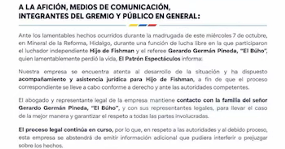 El réferi Gerardo Germán Pineda, conocido como 