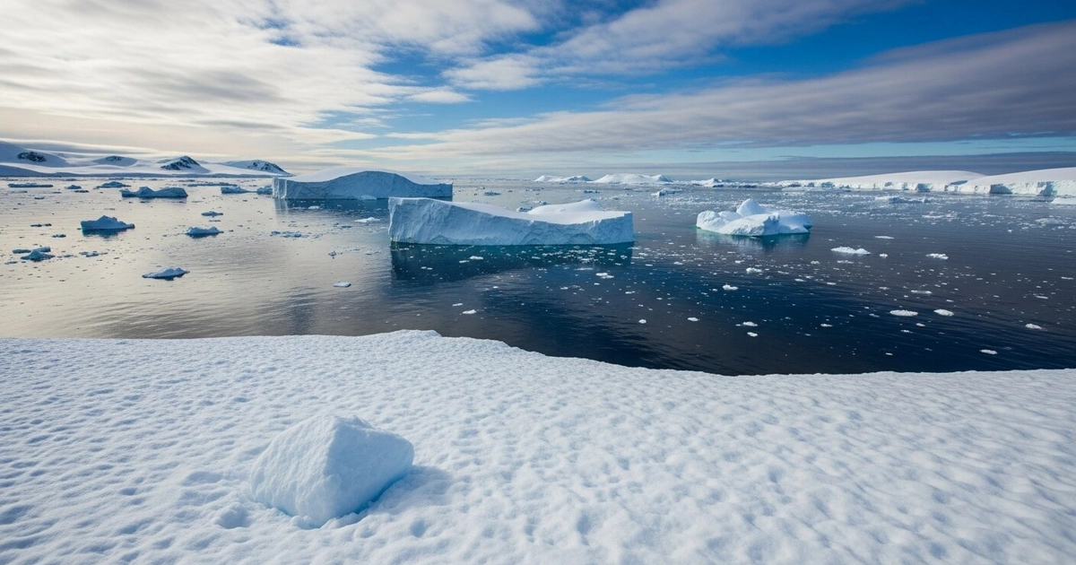 La superficie de hielo en la Antártida mostró un leve crecimiento hasta 2014, pero sufrió un marcado descenso a partir de 2016 (Imagen Ilustrativa Infobae)