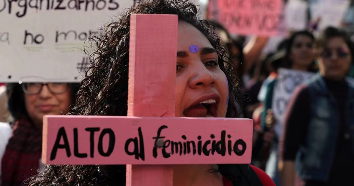 Protesta por casos de feminicidio en México. Foto: Archivo / EL UNIVERSAL