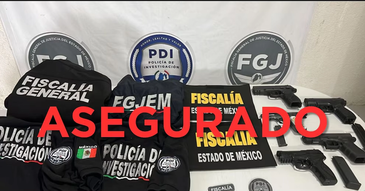 Detenidos falsos ministeriales en Huehuetoca