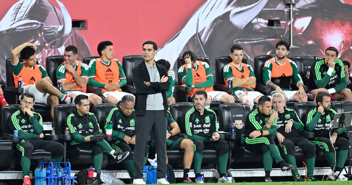 Rafael Márquez, directoe técnico de la Selección Mexicana, durante un partido internacional de preparación - Foto: Imago7
