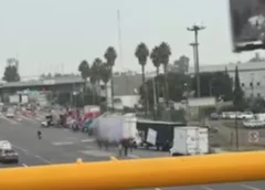Comienza la concentración de transportistas en la caseta de Tepotzotlán (X@GN_Carreteras)