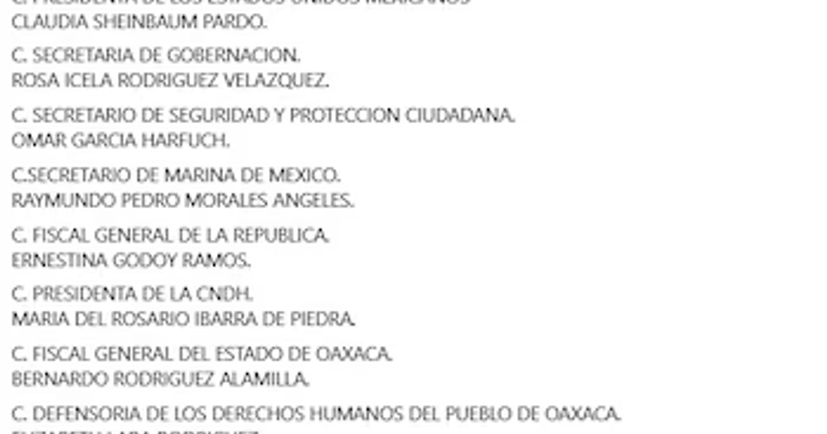 Fragmento de la carta publicada por el ex alcalde de Juchitán. Captura de pantalla