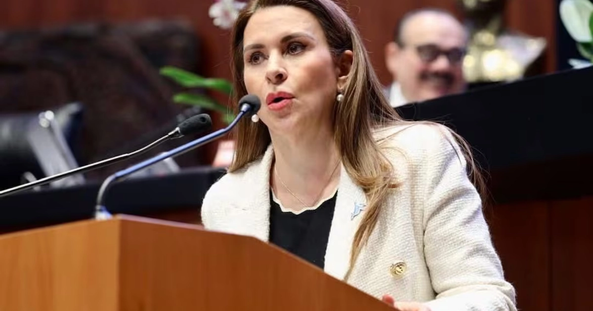Senadora del PRI, Carolina Viggiano. Foto: Archivo