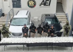 Decomisan 135 kilos de metanfetamina en Santa Catarina, Nuevo León; hay tres detenidos