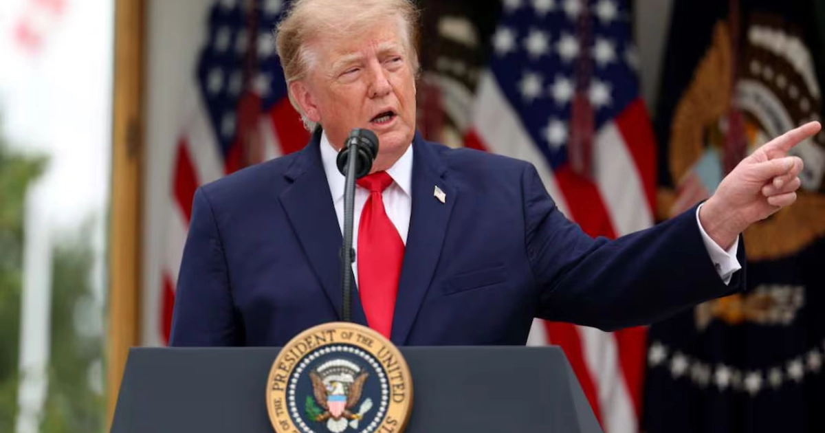 El presidente de Estados Unidos, Donald Trump. Foto: EFE