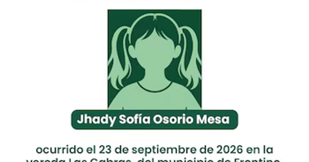 El gobernador de Antioquia ofreció una recompensa de hasta 100 millones de pesos por información sobre los responsables de la muerte de Jhady Sofía Osorio - crédito @AndresJRendonC/X