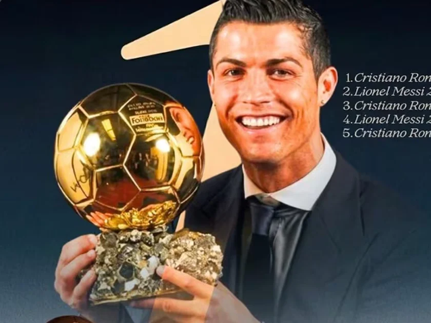 FOTO: ESPECIAL - Cristiano Ronaldo se queda con el mejor Balón de Oro de todos los tiempos