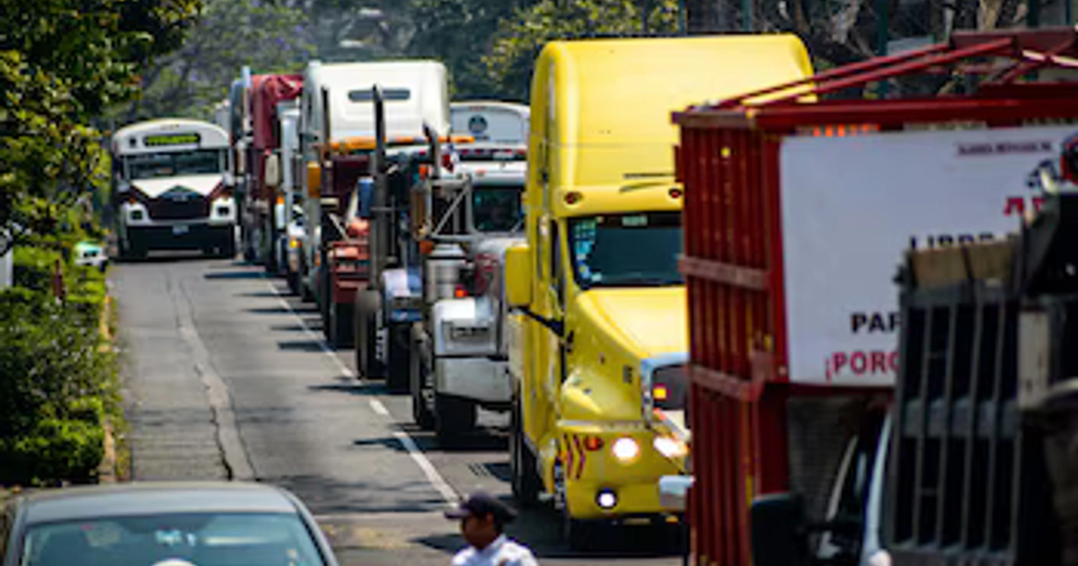 Bloqueos de transportistas para hoy lunes 26 de octubre.