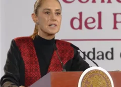 Presidenta Claudia Sheinbaum durante su conferencia de prensa este viernes 9 de octubre del 2026 desde Palacio Nacional. Foto: Captura de pantalla