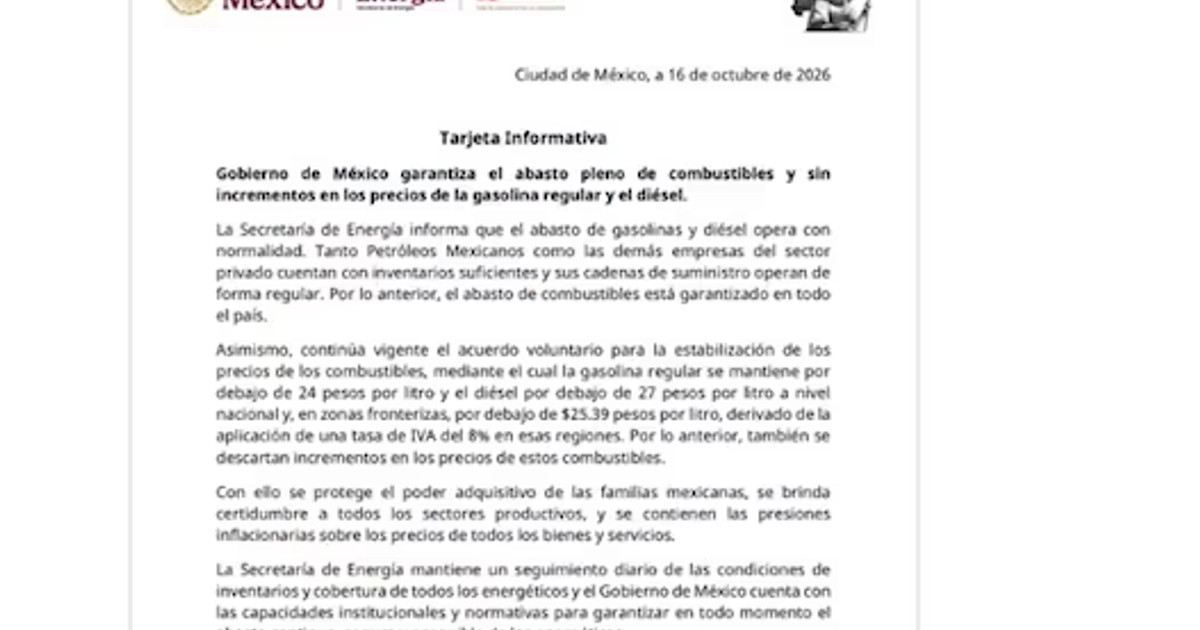 Petróleos Mexicanos a través de X. Foto: Captura de pantalla X @Pemex