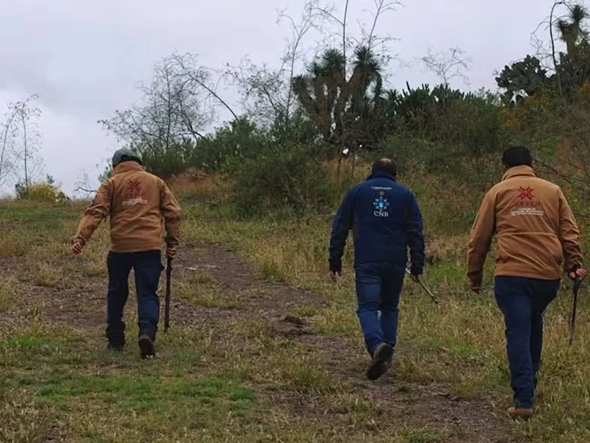 El hallazgo ocurrió durante los operativos que realiza de manera permanente la Comisión de Búsqueda en coordinación with la PGJEH. Foto: Comisión de Búsqueda de Personas de Hidalgo