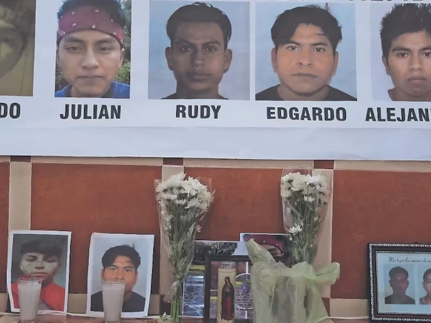 Los jóvenes de entre 15 y 27 años fueron desaparecidos entre el 19 y 20 de septiembre de 2022 mientras trabajaban en una taquería en Tamaulipas. Foto: Gabriel Pano/ EL UNIVERSAL