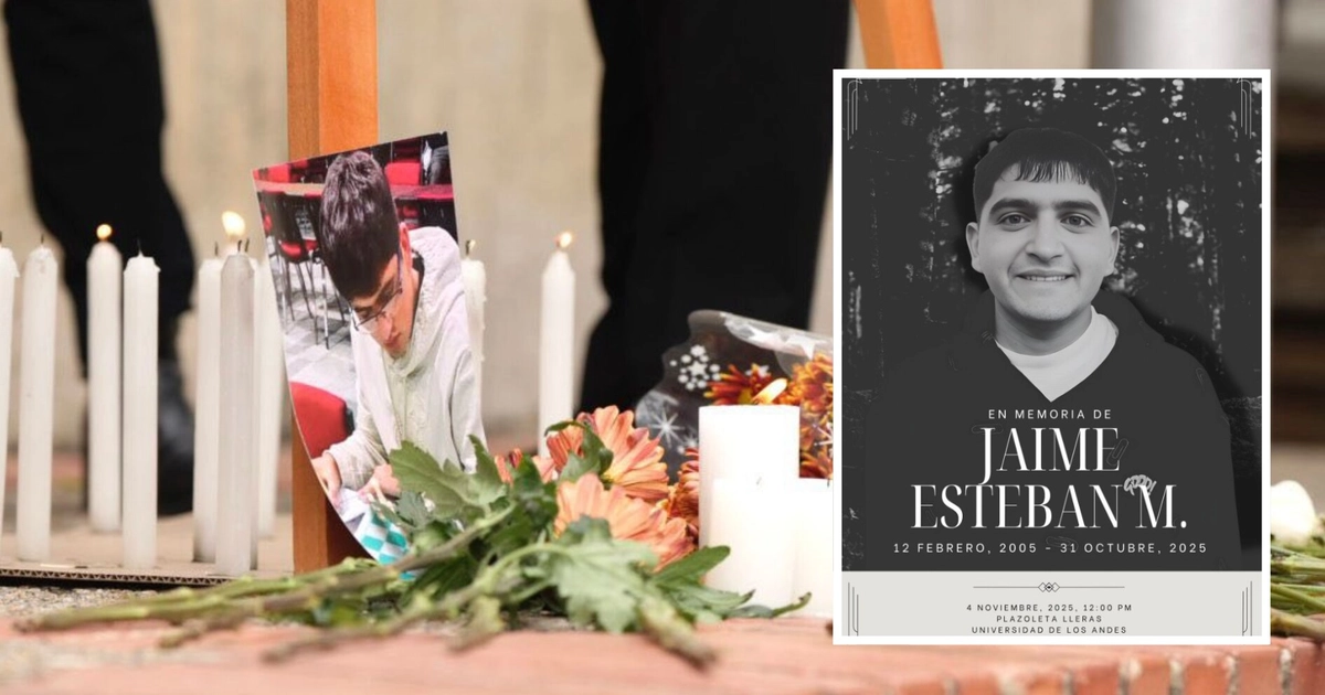 Abogado de la familia de Jaime Esteban Moreno espera que la condena sea más de 45 años, como ellos lo propusieron al juez - crédito Universidad de Los Andes/Facebook