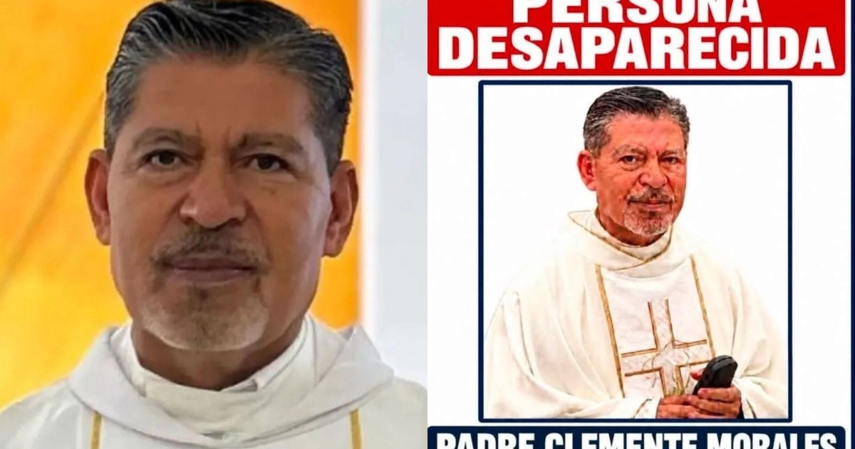 El Padre Clemente Morales Topete desapareció en Culiacán el sábado 24 de octubre.