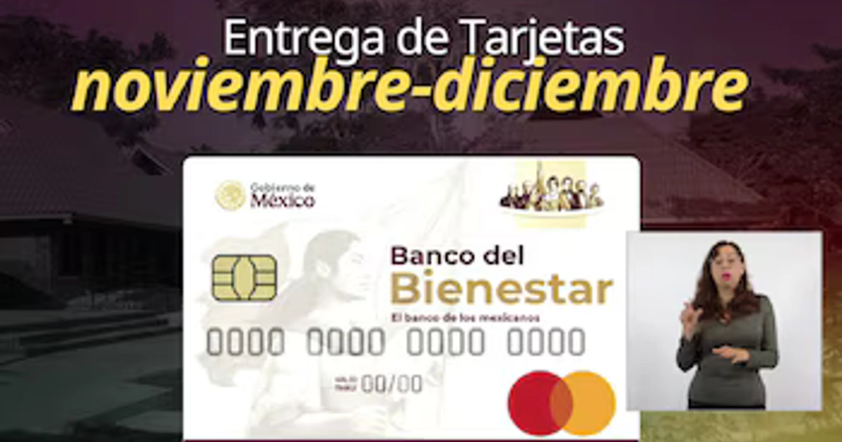 El Banco del Bienestar prepara la dispersión de tarjetas para los estudiantes recién incorporados. (Captura de pantalla)