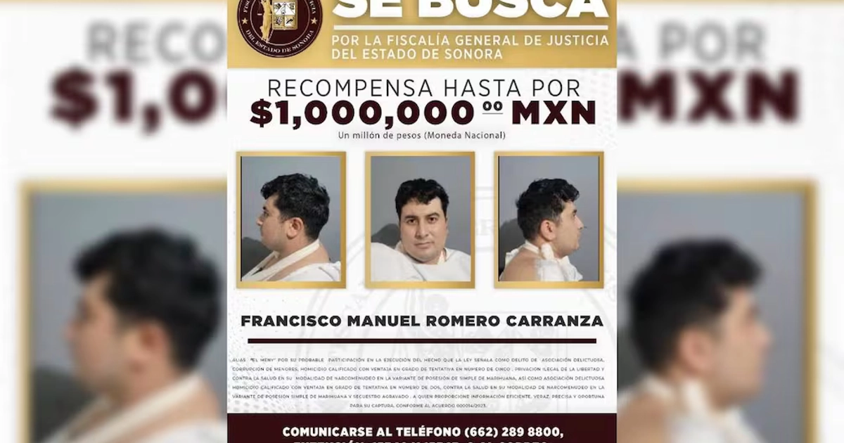 Recompensa por Francisco Manuel Romero Carranza 