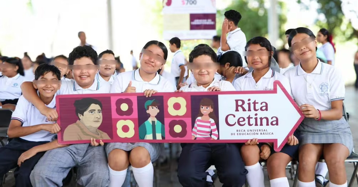 La SEP convocó a madres, padres y familias a registrar a sus hijas e hijos de 1.º a 6.º de primaria de escuelas públicas en el programa Beca Rita Cetina. Foto: Especial