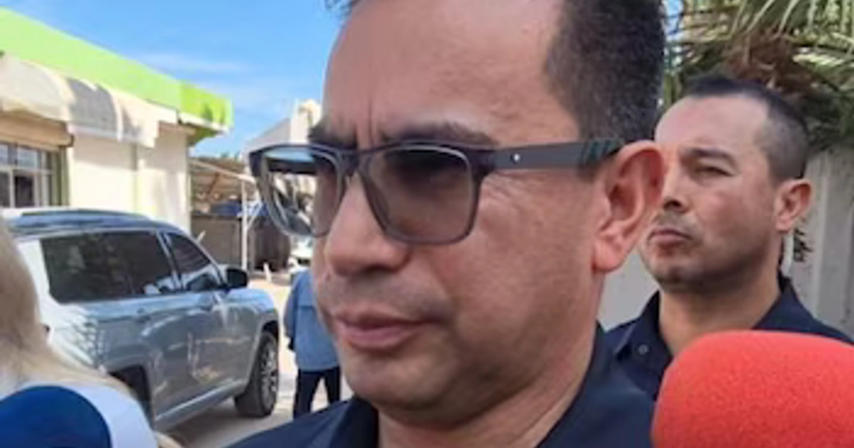 El secretario de Seguridad Pública de Sinaloa, Sinuhé Téllez López