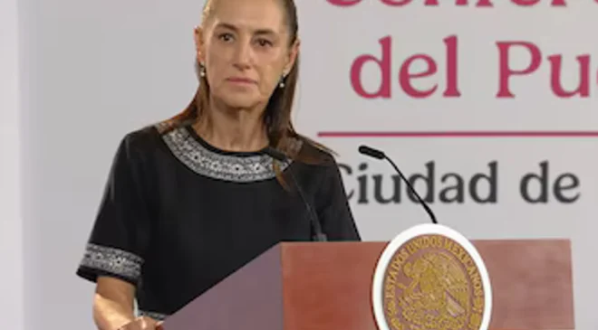 Sheinbaum evita hablar de la polémica de Guadalupe Taddei: “Después platicamos de eso”