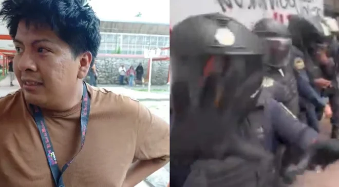 Policía de la CDMX agrede a dos periodistas en marcha del 2 de octubre; autoridades investigan a elementos