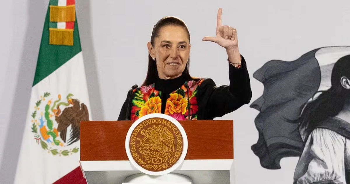 La presidenta Claudia Sheinbaum Pardo hizo la