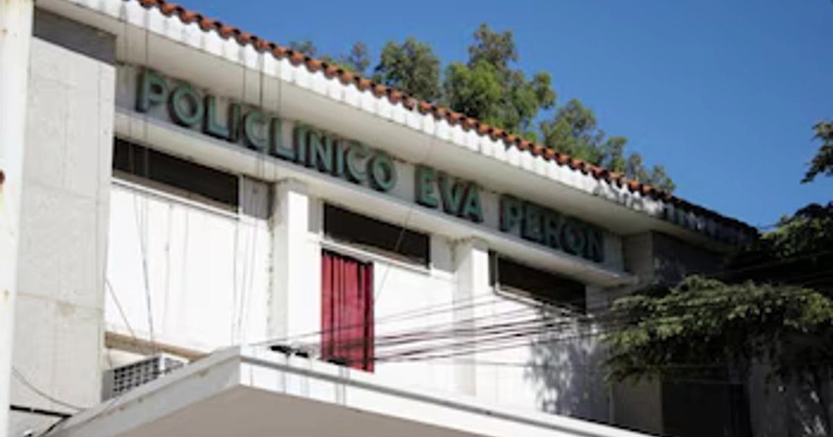 El Hospital Eva Perón en Granadero Baigorria donde está internada la víctima (Fuente: ElDoce.TV)