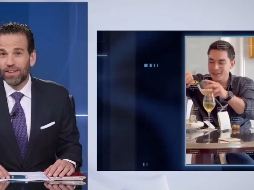 El hijo de la presidenta del INE fue captado en video junto a José Alfredo Hernández Casillas. Foto: Captura de pantalla