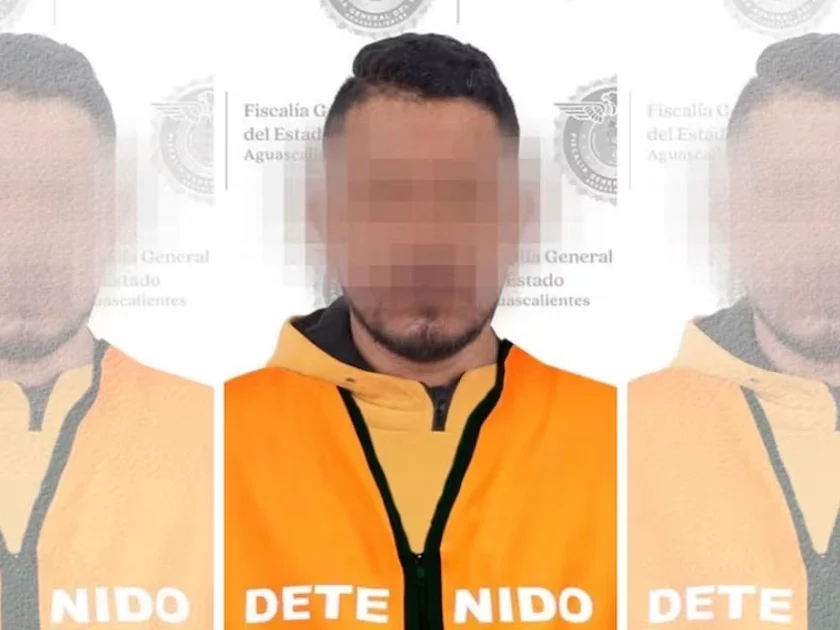 Expolicía municipal Andrés Edgar "N" fue sentenciado a 15 años de prisión por el asesinato del bombero municipal. | Foto: Cortesía FGE Aguascalientes.