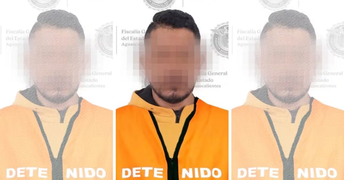 Expolicía municipal Andrés Edgar "N" fue sentenciado a 15 años de prisión por el asesinato del bombero municipal. | Foto: Cortesía FGE Aguascalientes.