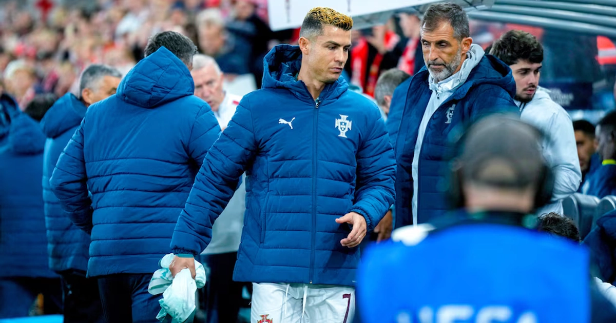 Ronaldo sólo jugó el primer partido de la ventana FIFA (AP)