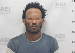 Detención del presunto asesino. Foto: FGE Chihuahua