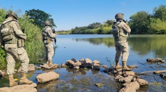 Ejército y Guardia Nacional despliegan 500 elementos por operación espejo en frontera de Tamaulipas