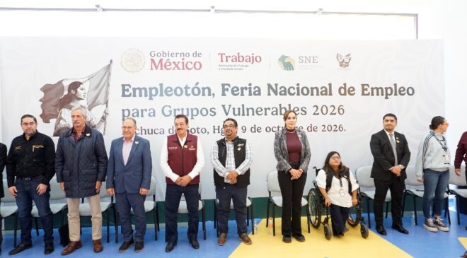 Empleotón 2026 impulsa inclusión laboral en Hidalgo