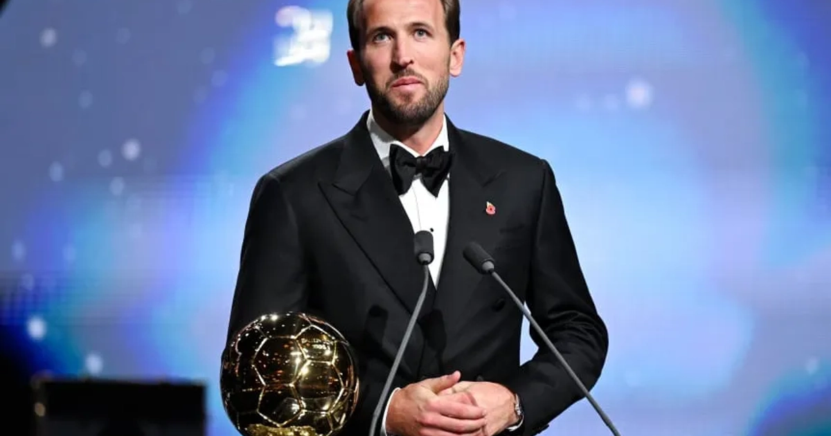 Harry Kane ganó el Balón de Oro 2026. (Getty Images)