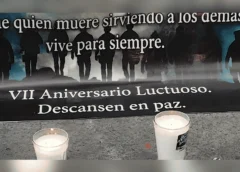 Familias recuerdan a los 13 policías caídos en Aguililla a siete años de la emboscada