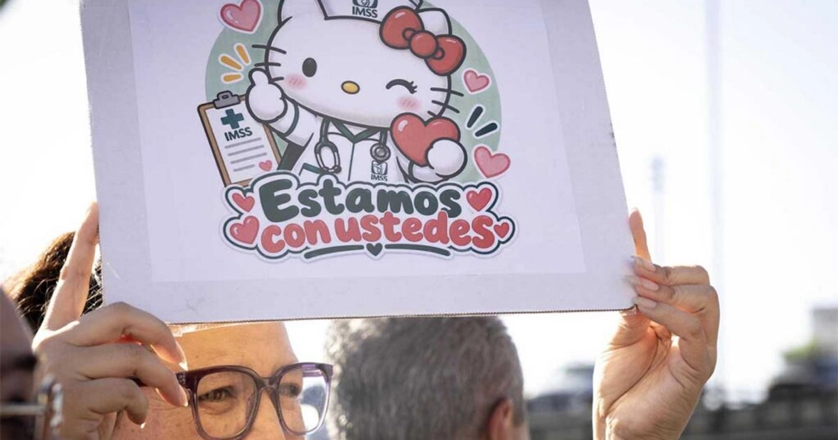 Apoyo a las protestas del IMSS. Foto: Cuartoscuro